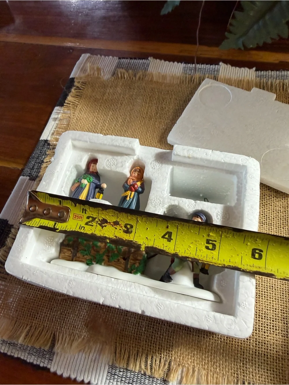 Department 56 Porcelain Carolers with Yule Log – Department 56